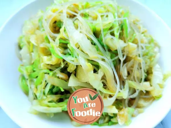 Stir-fried-vermicelli-with-cabbage