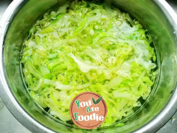 Stir fried vermicelli with cabbage