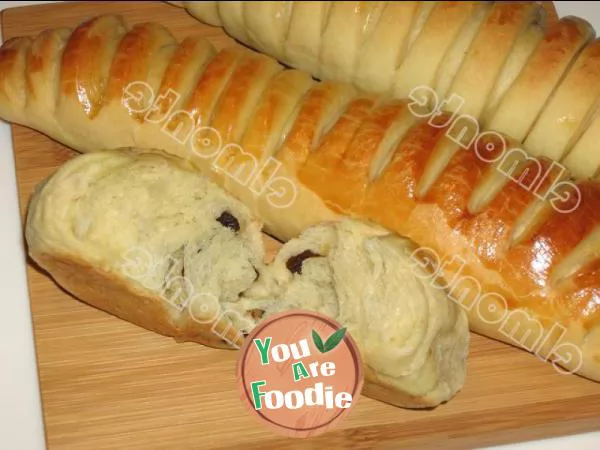 Ugly bug bread and raisin bread