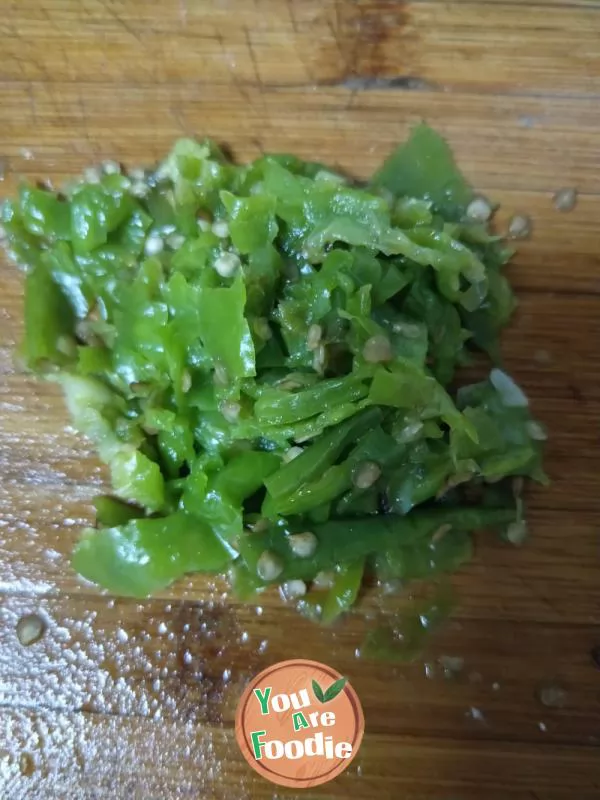 Fried egg with pepper