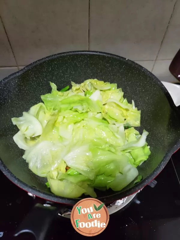 Fried cabbage 