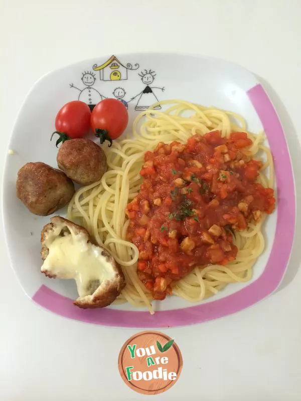 Meatball spaghetti