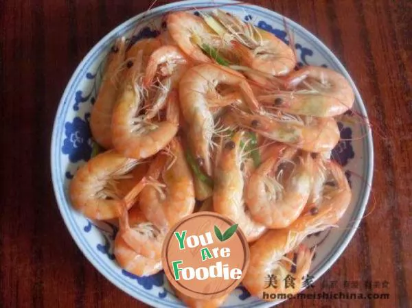 Boiled shrimp