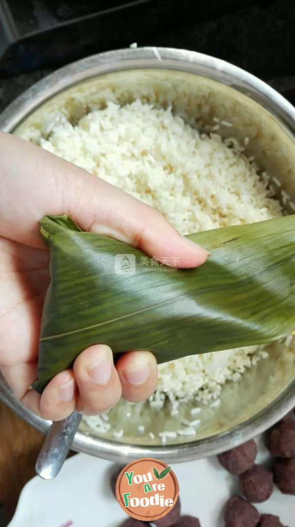 Bean paste dumplings (bean paste method)