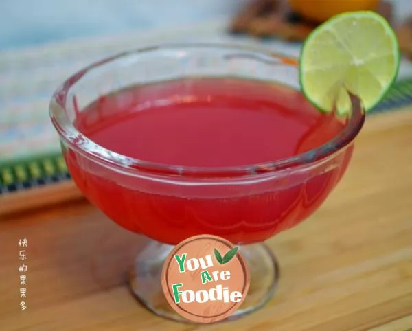 Watermelon lemon cocktail juice