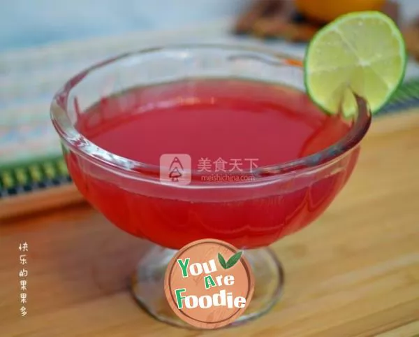 Watermelon lemon cocktail juice