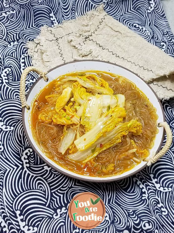 Stewed cabbage vermicelli