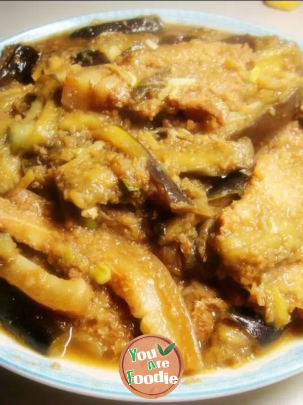 Braised eggplant