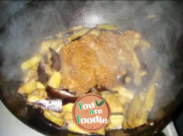 Braised eggplant