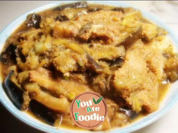 Braised eggplant