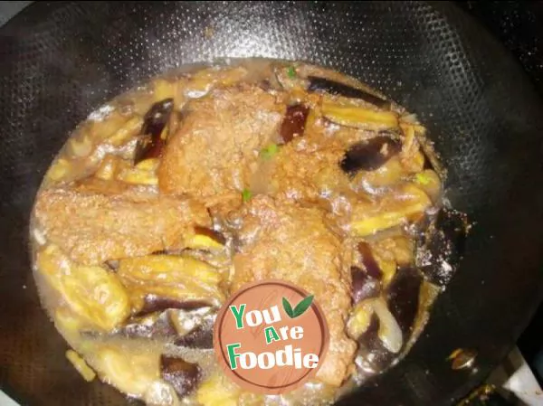 Braised eggplant