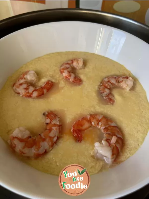 Shrimp and egg soup