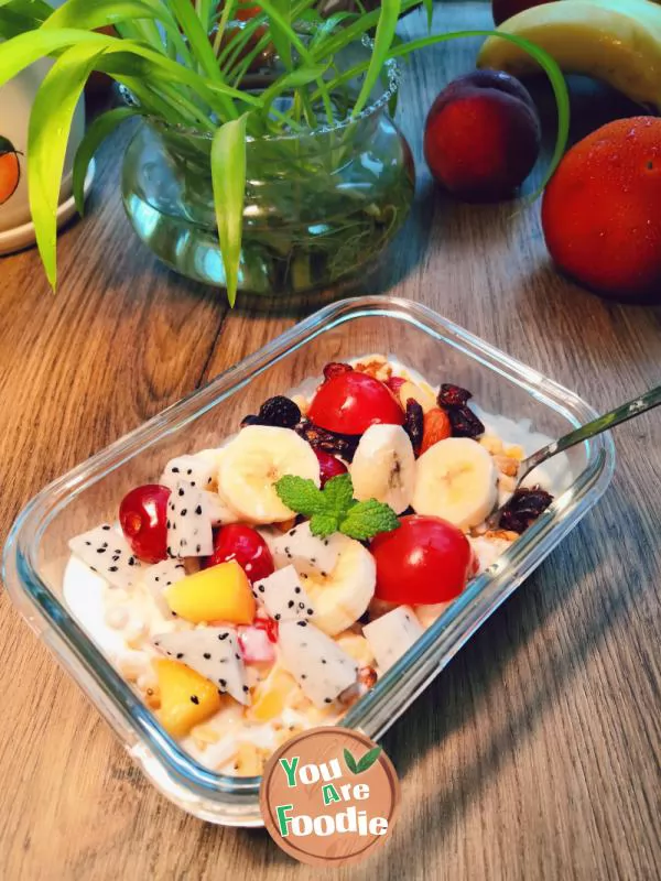 Yogurt and fruit