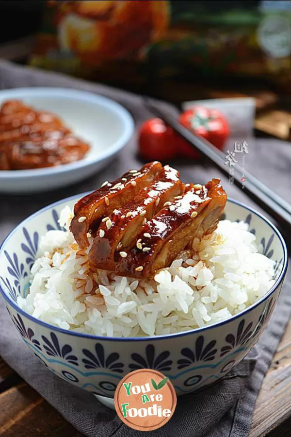 Braised chicken leg rice