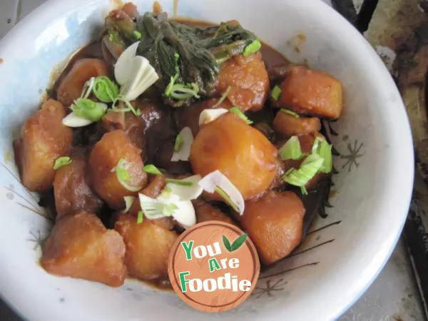 Braised potato