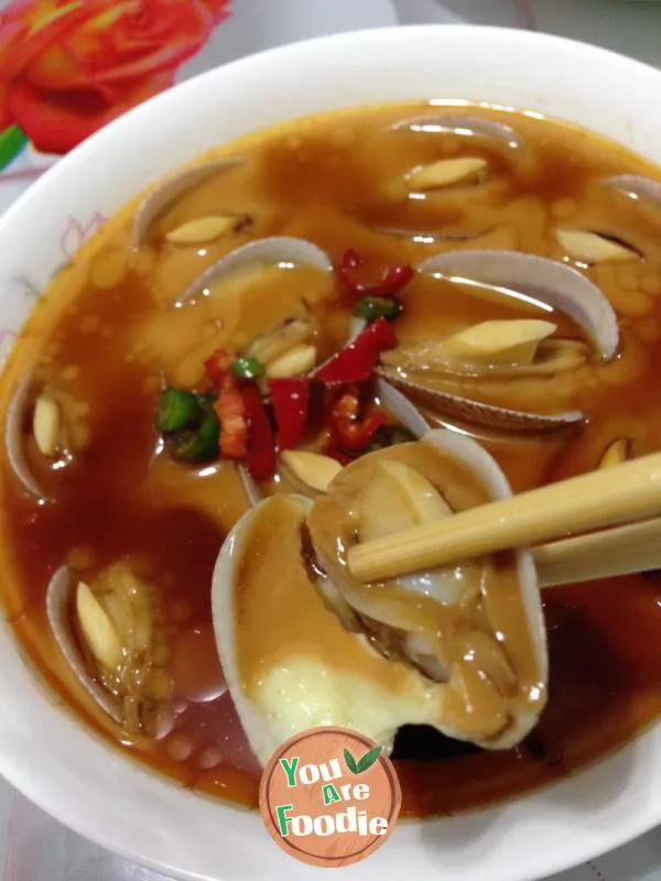 Steamed Egg with Clams