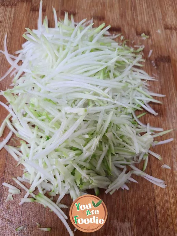 Fried Shredded Radish with Bitter Melon