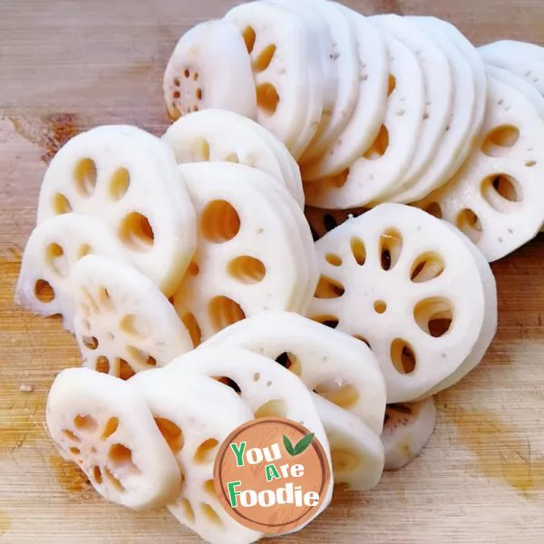 Carmine lotus root