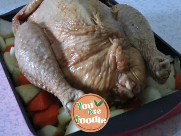 Delicious roast chicken