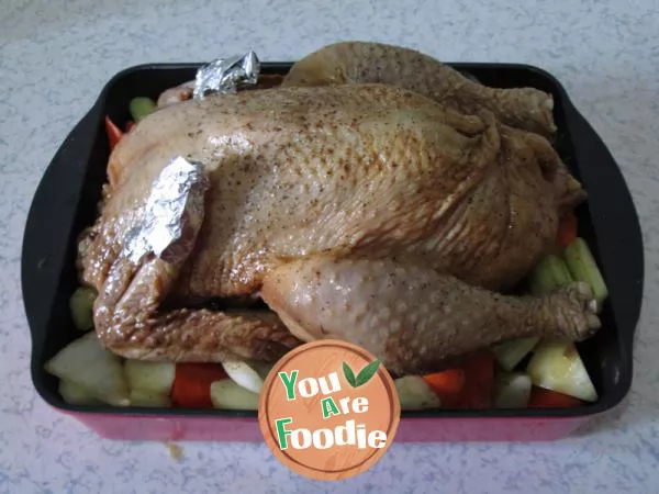 Delicious roast chicken