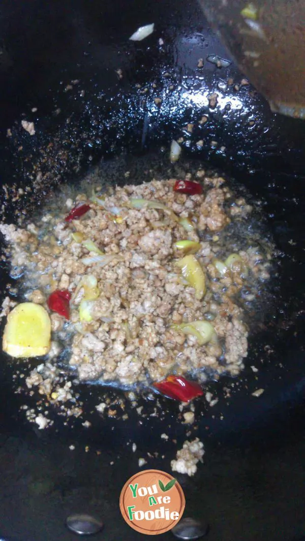 Minced meat with oatmeal