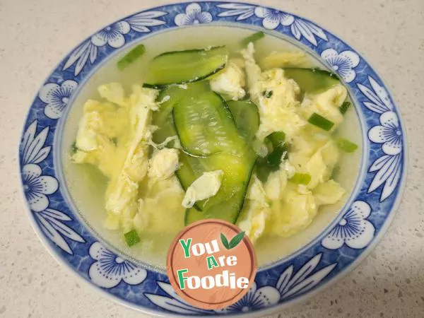 Cucumber and Egg Soup