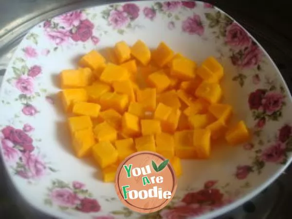 [pumpkin in love] pumpkin egg tart