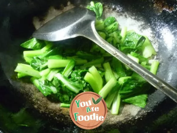 Stir fried Guangdong cabbage