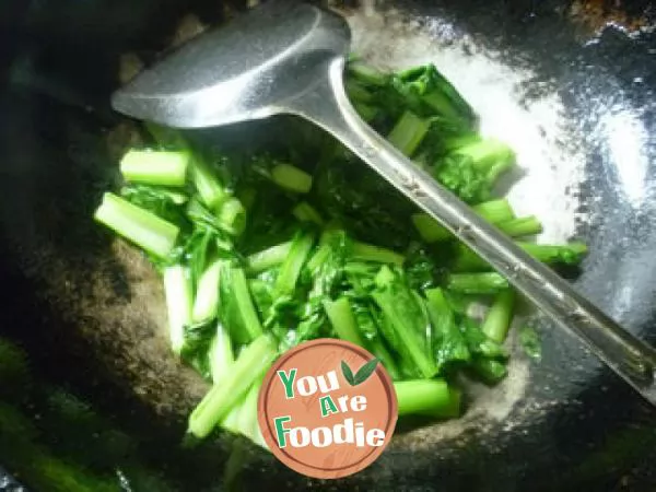 Stir fried Guangdong cabbage