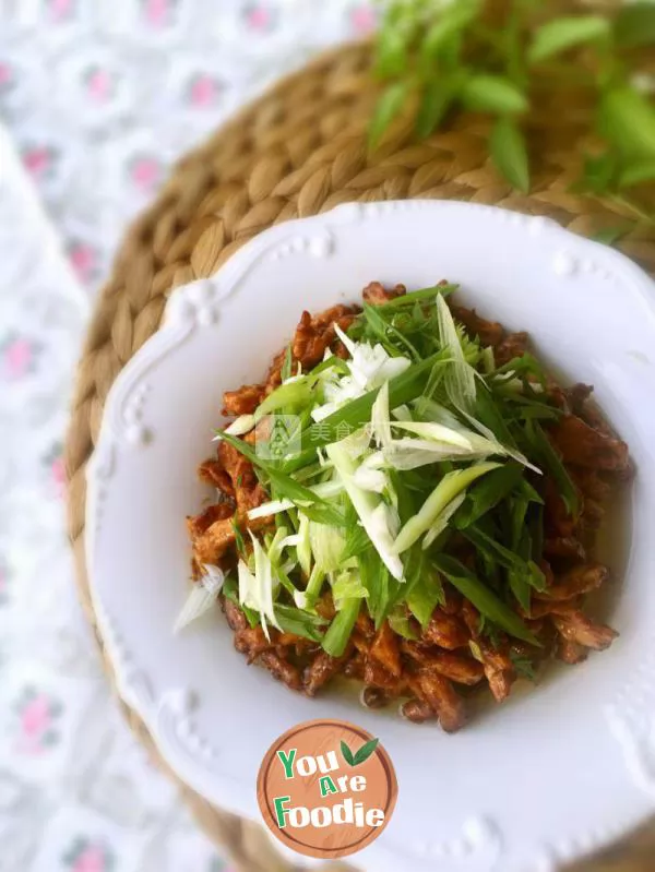 Sauteed Shredded Pork in Sweet Bean Sauce