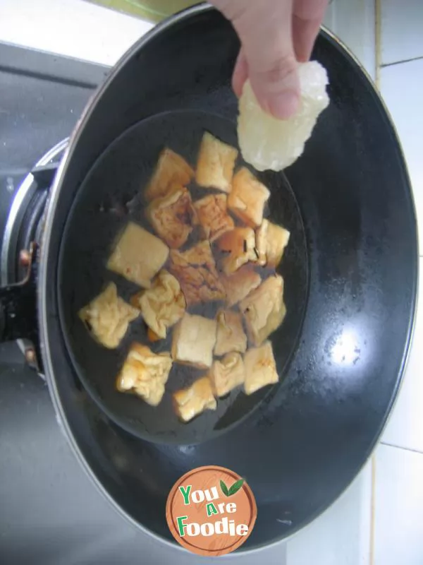 [Suzhou cuisine] dried tofu in honey sauce