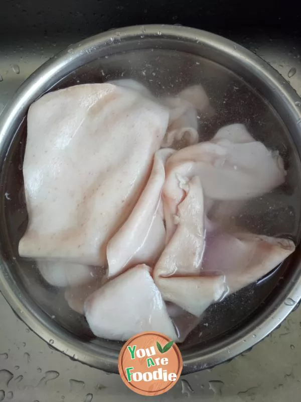 [Tianjin] double color meat skin jelly