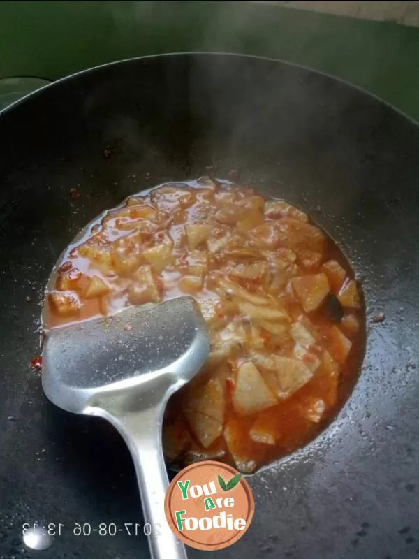 Braised radish with sea pepper