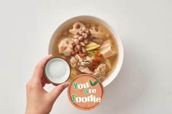 Lotus root peanut pork bone soup