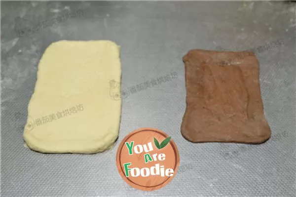 [tomato recipe] two color toast brick - pattern toast, ready for Christmas!