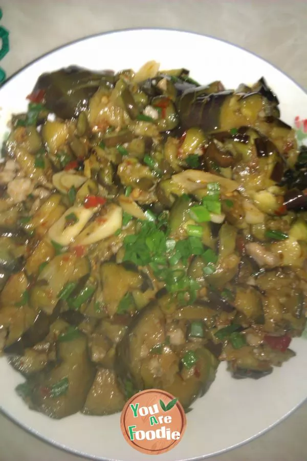 Eggplant with minced meat