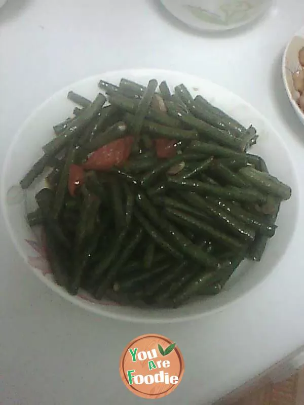 Stir fried green beans