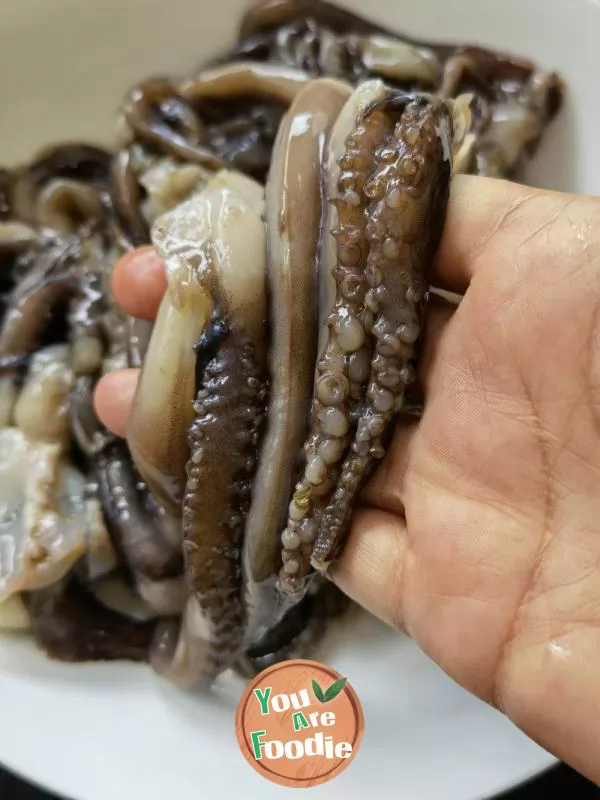 Fried squid whiskers