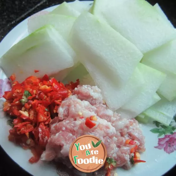 Delicious slimming homemade dish ----- minced meat and white gourd