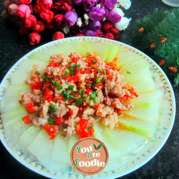 Delicious slimming homemade dish ----- minced meat and white gourd