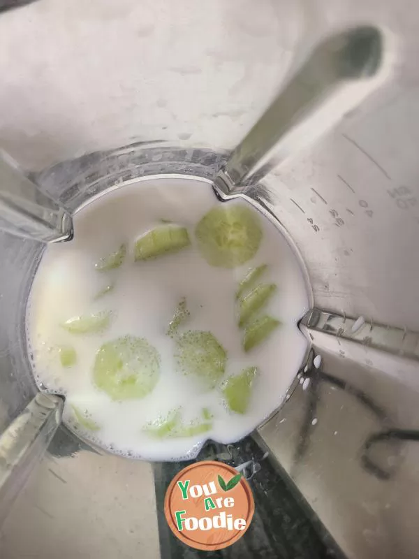 Cucumber milk shake