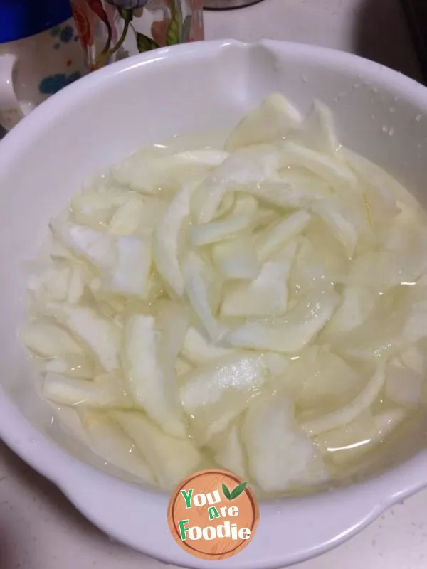 Braised pomelo peel