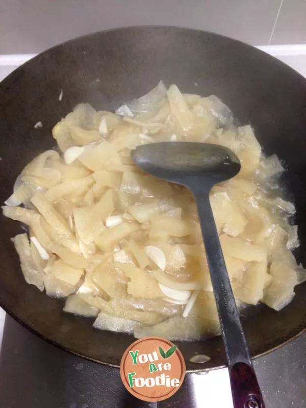 Braised pomelo peel