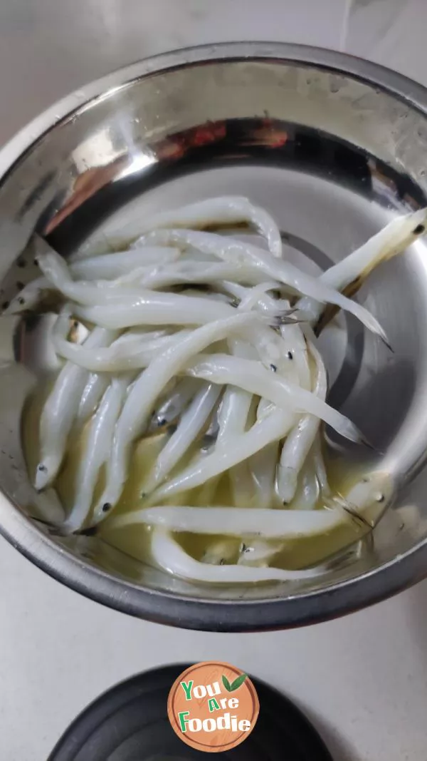 Steamed Egg with Whitebait