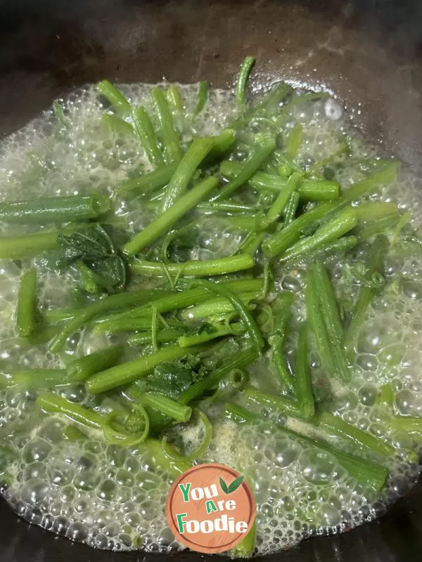 Fermented bean curd melon seedlings