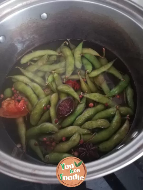 Five spice edamame