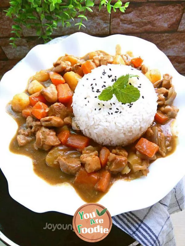 Chicken curry rice \iron kettle cooking is fragrant#