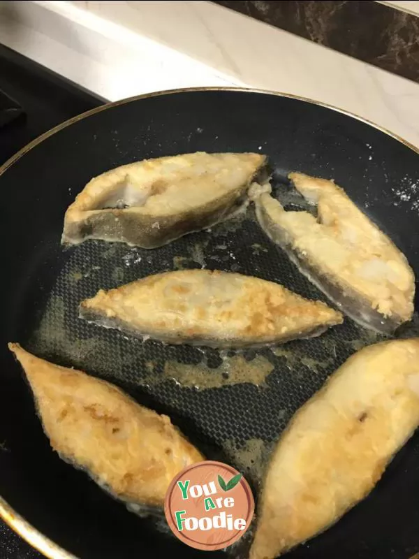 Pan fried flounder