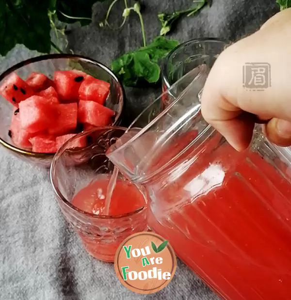 Watermelon bubble water