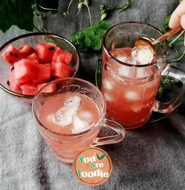 Watermelon bubble water